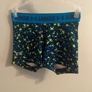 Under Armour Fitted Spandex Cheer Shorts